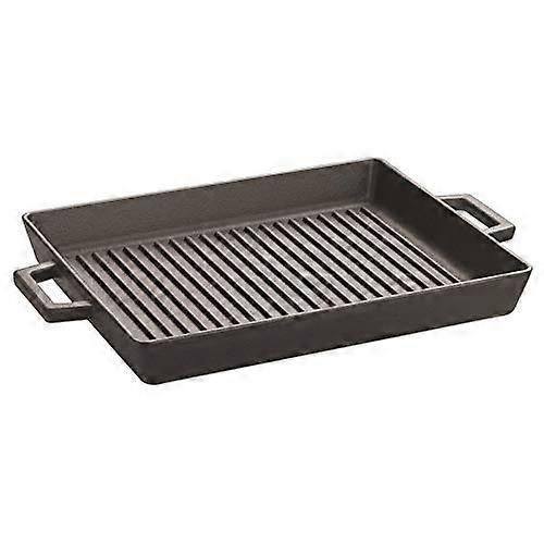 Grill Pan 26x32 Cm Cast Iron Handles