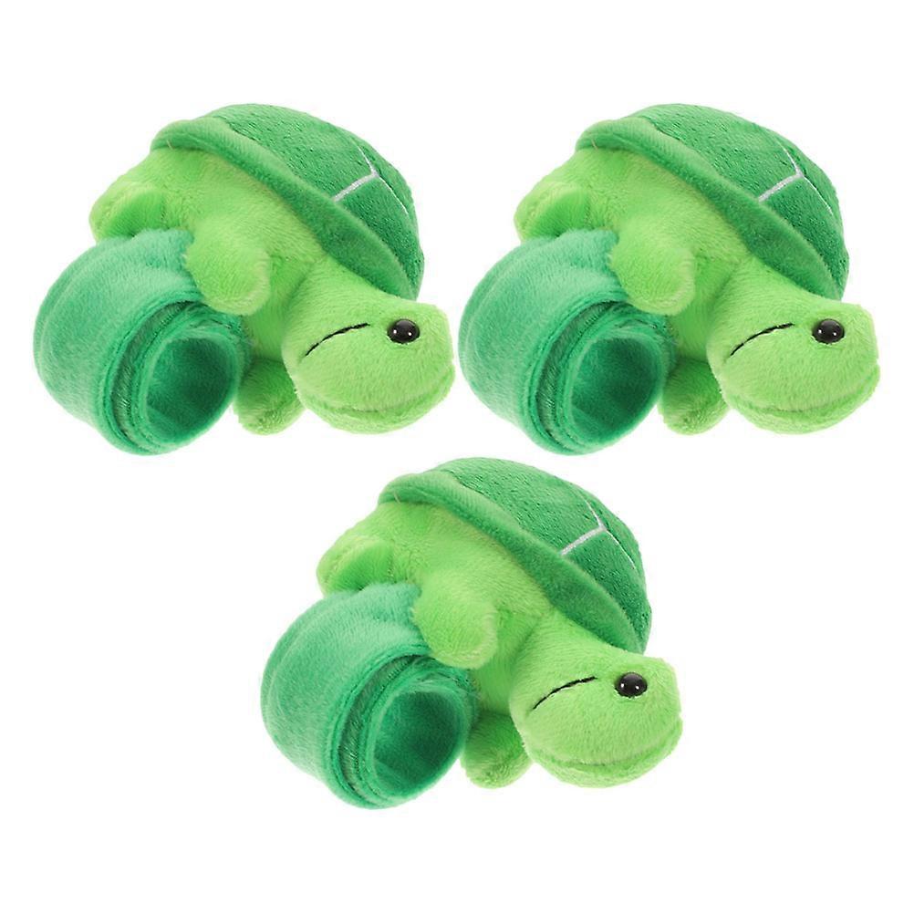 9Pcs Cute Turtle Shaped Slap Bracelets For Outdoor Activities And Sea Parties