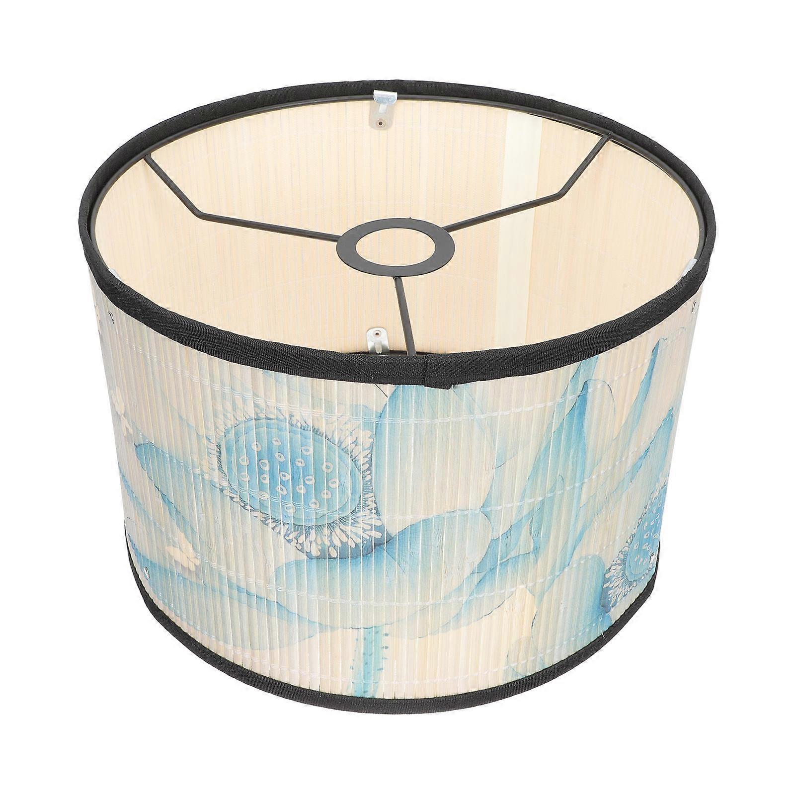 Ceiling Lampshades Delicate Artistic Lampshade For Wall Lamp 30x30cm Bamboo Diffusion 1Pcs