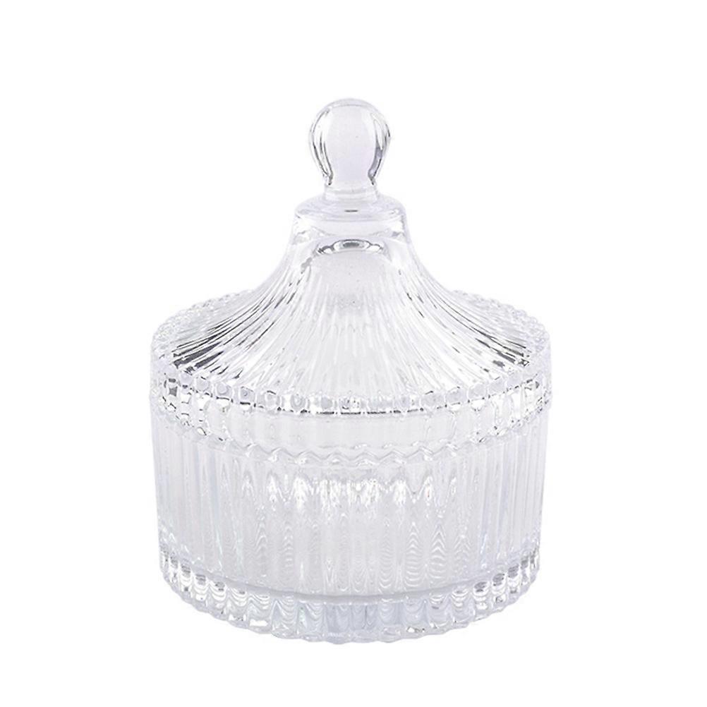 Candy Glass Jar Storage Jar for Storage Use 3Pcs Transparent Glass Jars