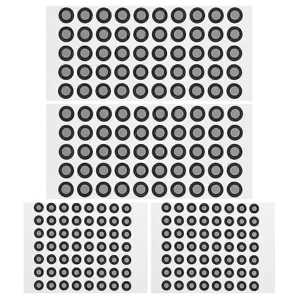 3D Scanner Positioning Targets 3D Scanning Markers for 12 Sheets with Black Reflective Stickers