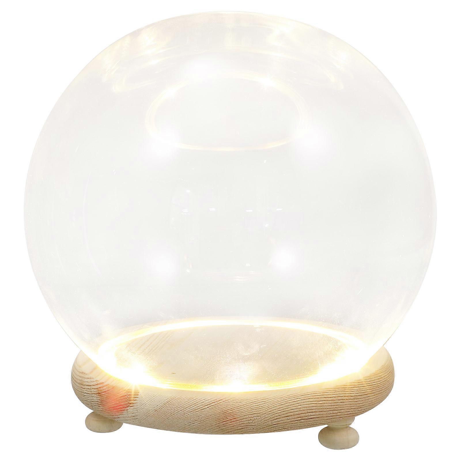 Preserved Flower Glass Cover for Decorative Use 2Sets Glass Dome Display