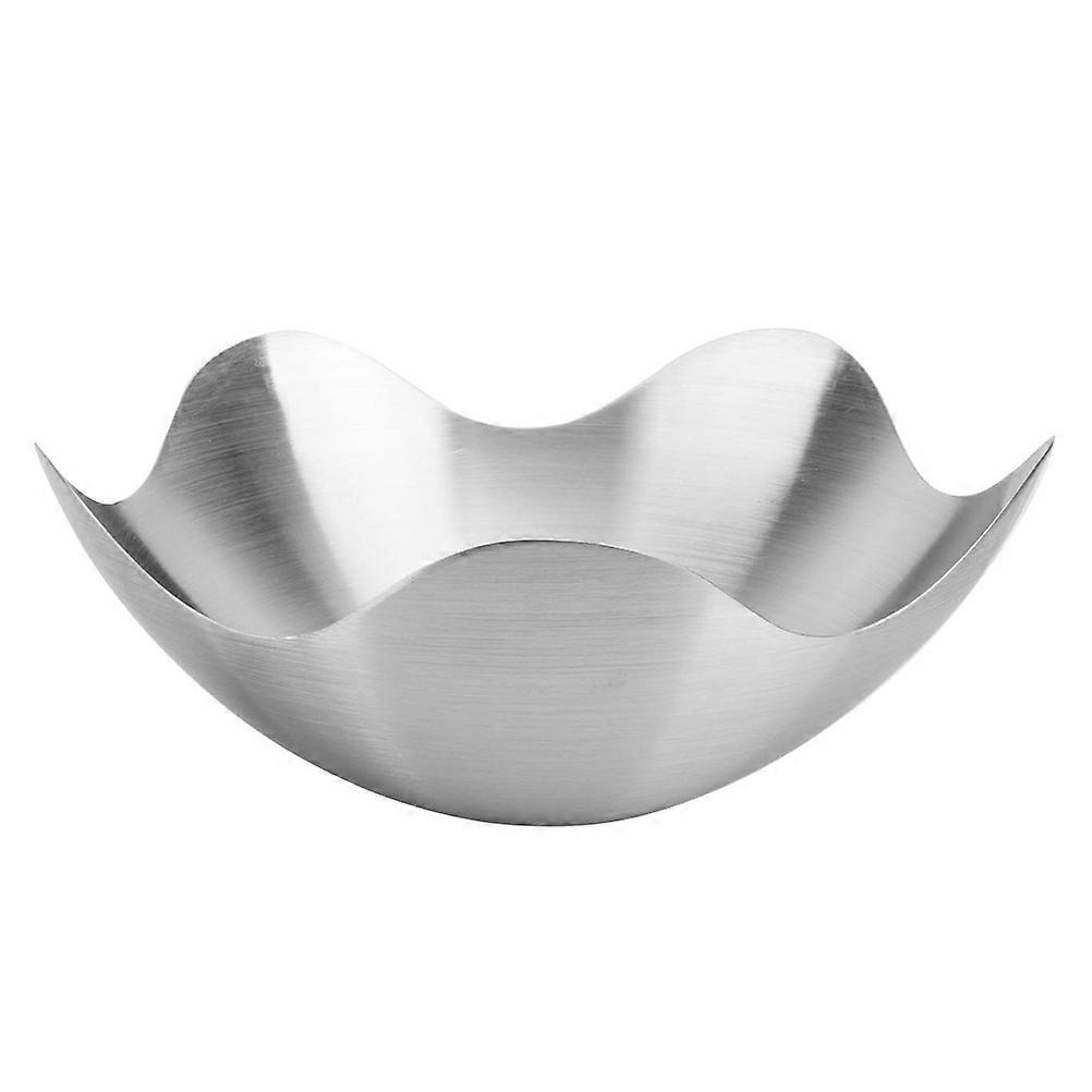 Creative Fruit Plate Silver Food Serving Plate 3Pcs for Home