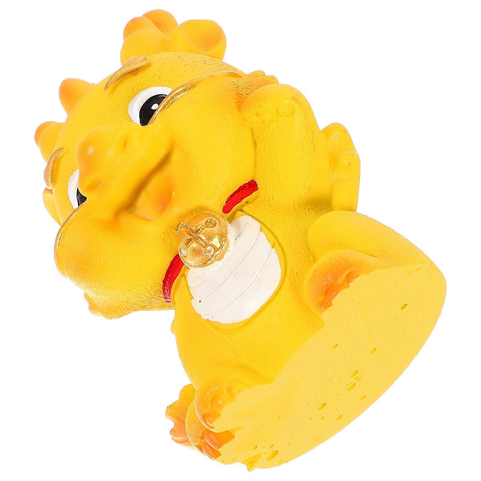 Chinese Dragon Resin Statue for Decoration 3Pcs Dragon Layout Tea Table Ornament