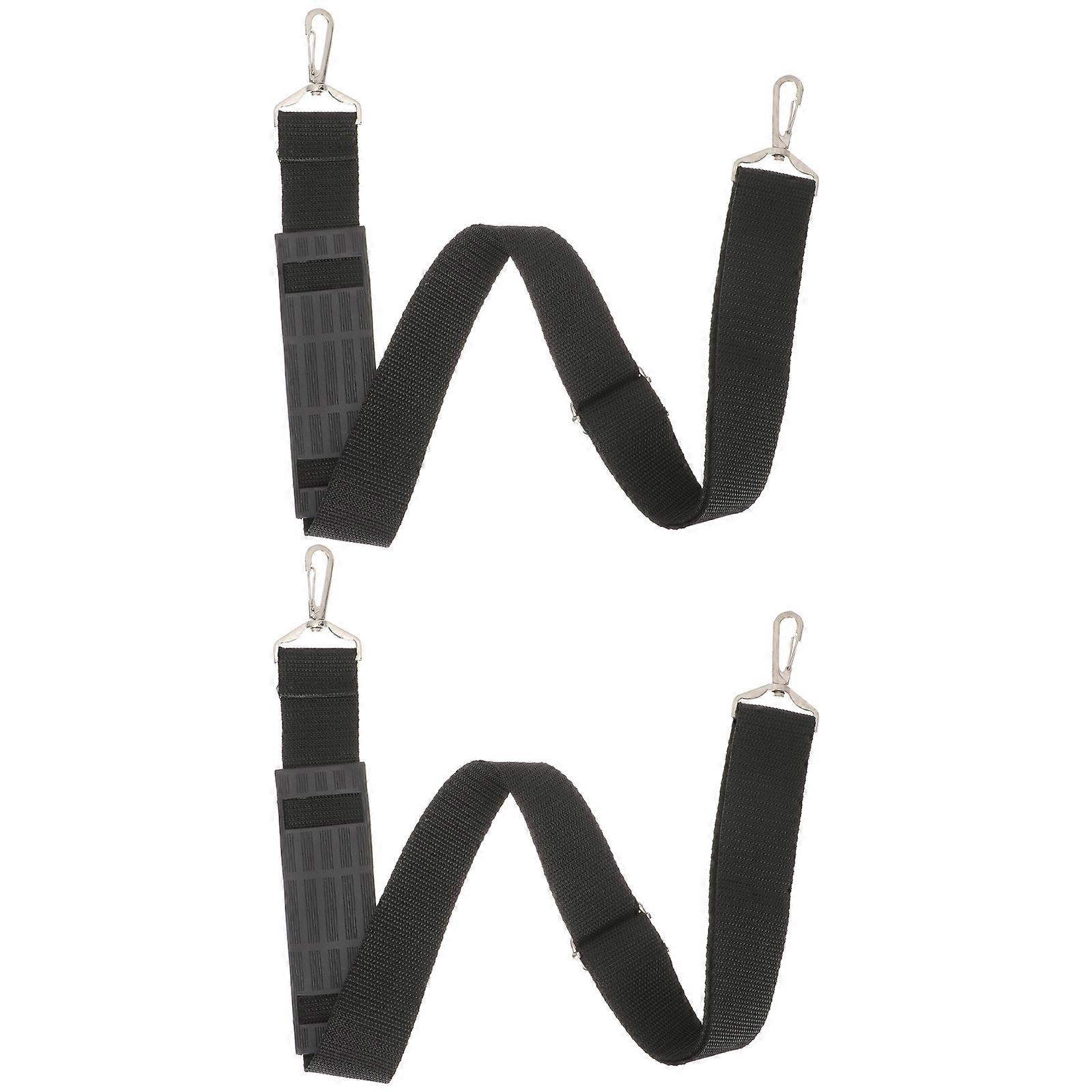Violin Carrying Bag Strap 8Pcs Shoulder Padding Adjustable Length For Musicians 82.5x4.5cm Black Easy Carry