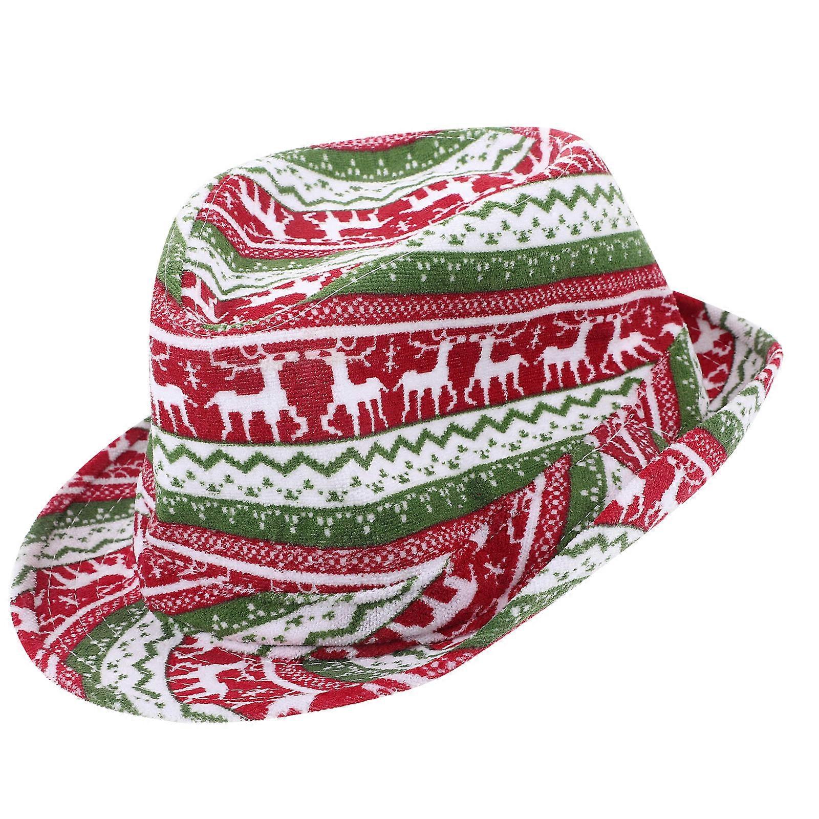 Christmas Hat for Party Decoration 3Pcs Assorted Color Carnival Caps