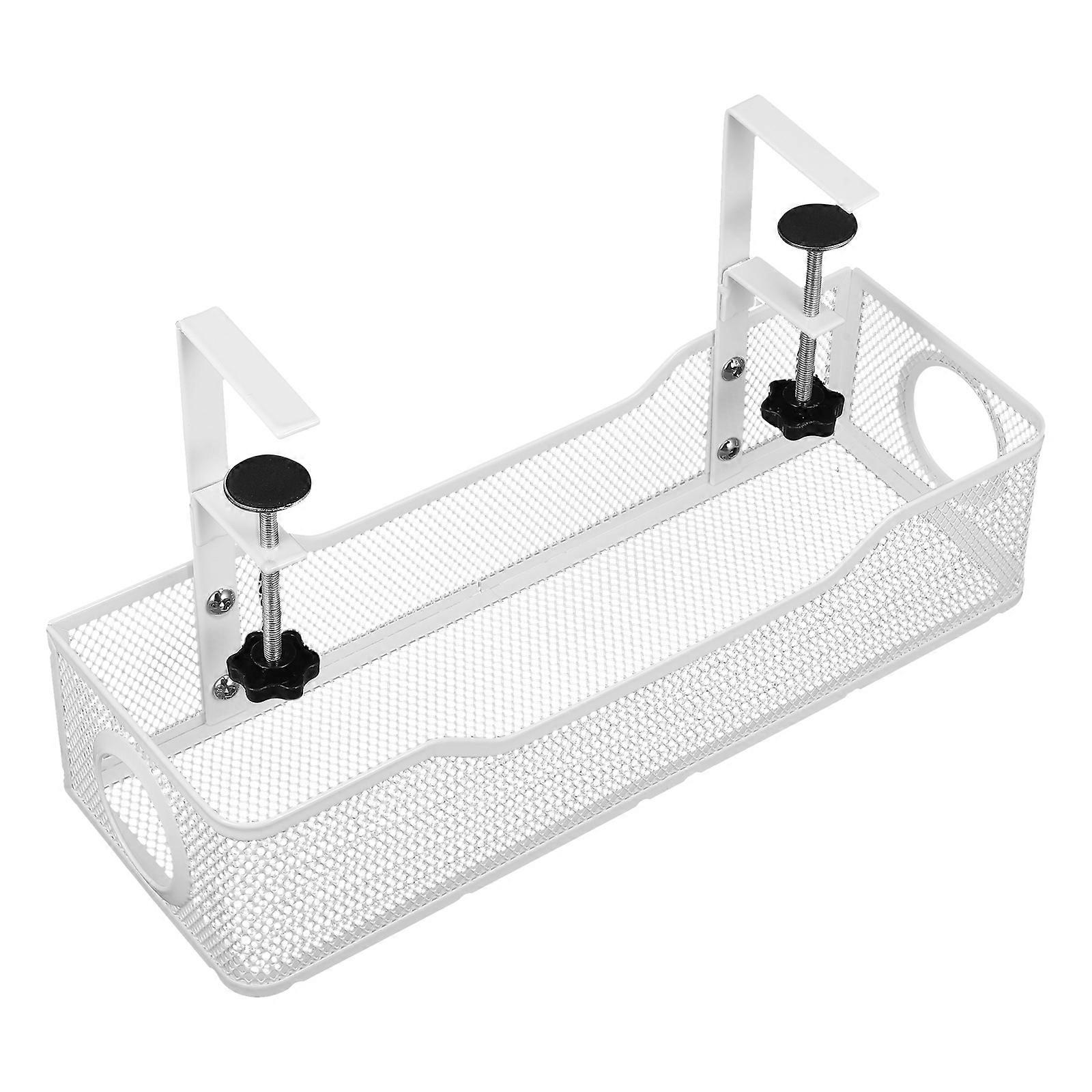 Wire Organizer Under Desk Metal Rack for Cable Management 2Sets