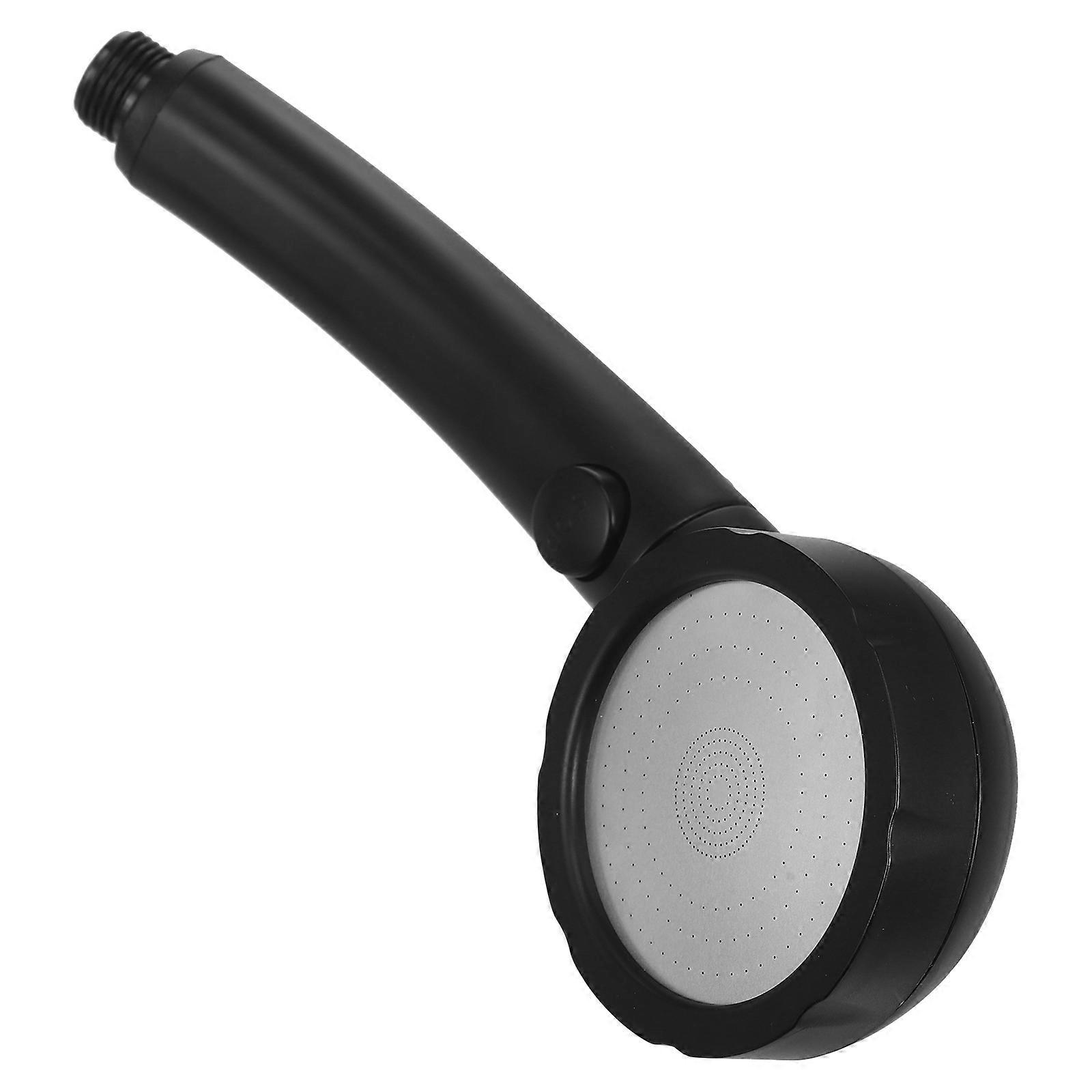 Handheld Shower Nozzle for Home Use ABS Shower Sprayer Black 1 Piece