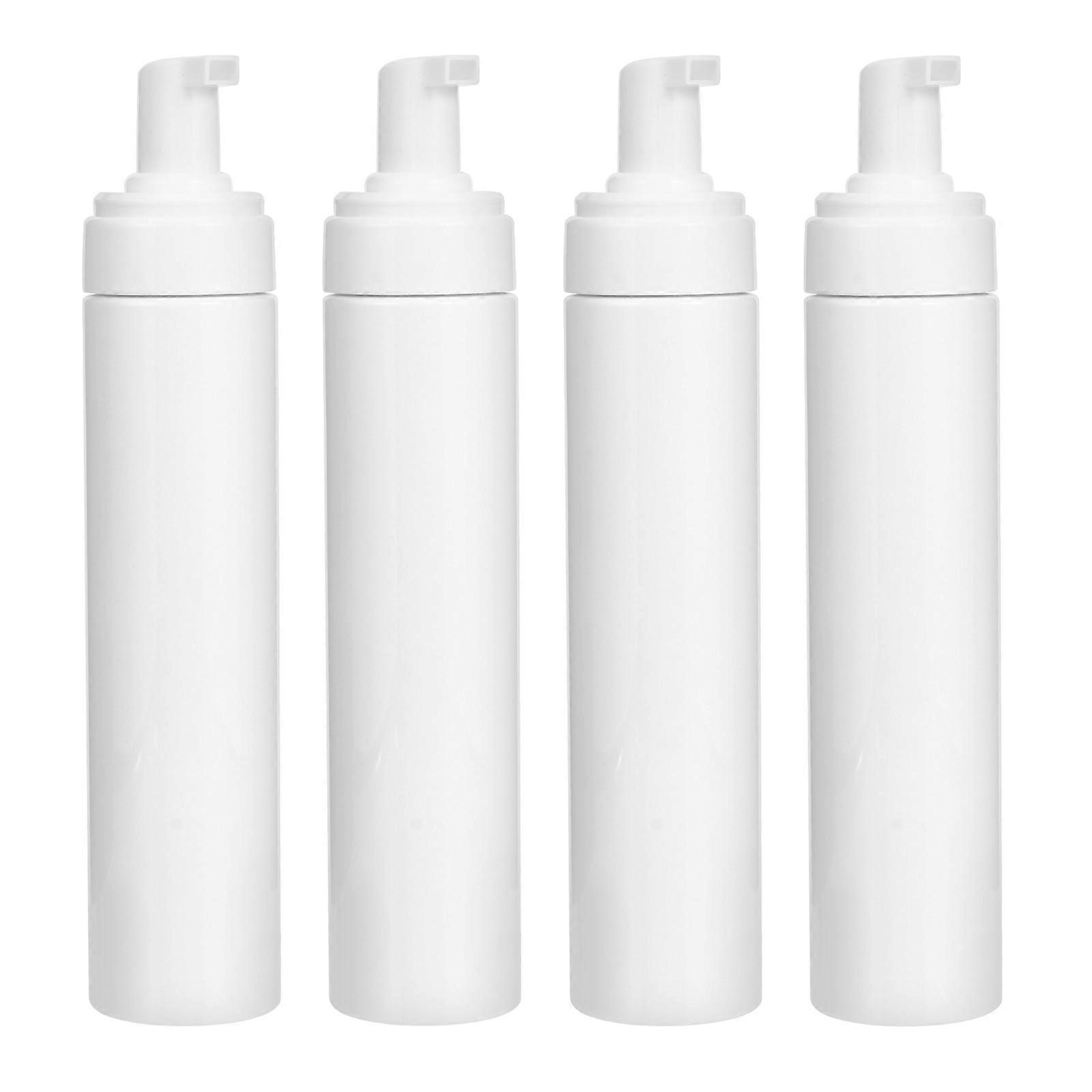 Refillable Foaming Bottle Dispenser Bottle for Storage 8Pcs White