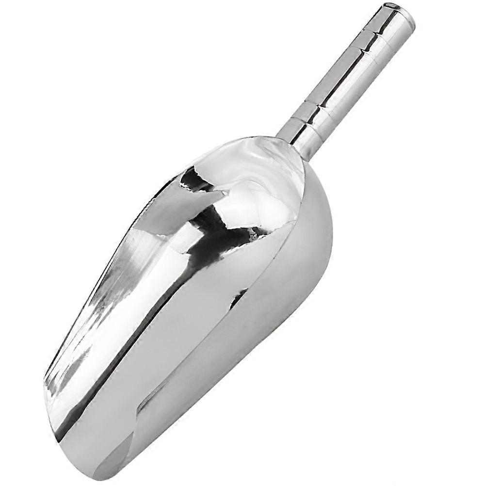 Stainless Steel Ice Scoop Kitchen Tool for Kitchen Use 2Pcs Silver