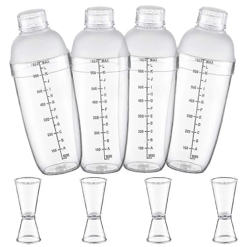 Milk Tea Shaker Transparent for Cold Drink Mixing 1Set Hand Tool