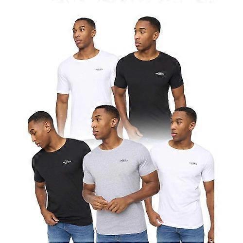 Crosshatch Mens Basicstandard T-Shirt (Pack of 5)