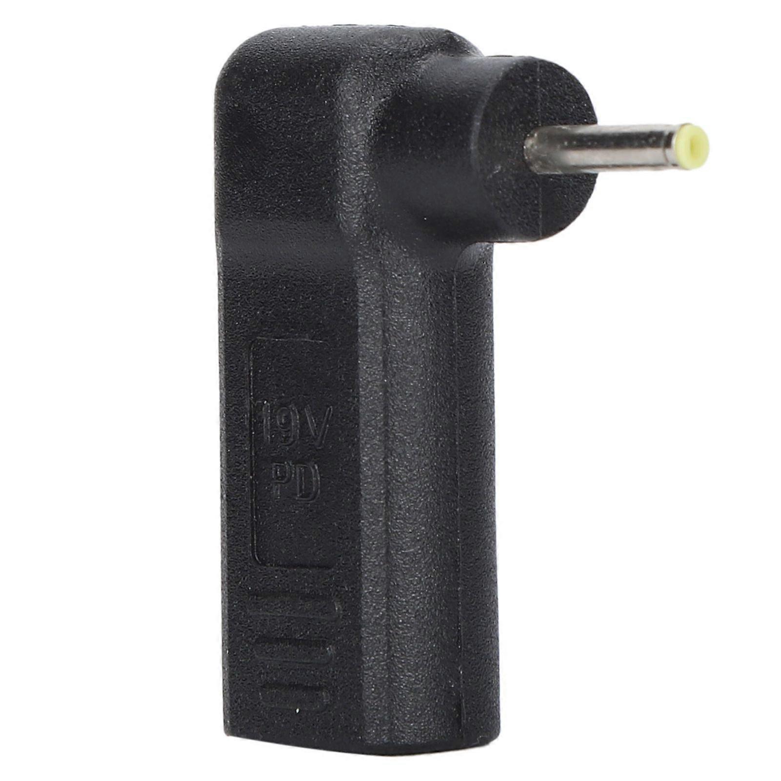 TypeC to DC Adapter Rectangle DC Plug 65W 90 Tilt Elbow PD Emulator Trigger for Laptops Tablets