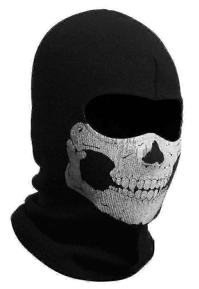 骷髅巴拉克拉瓦鬼骷髅全脸面具适用于Cosplay派对万圣节户外