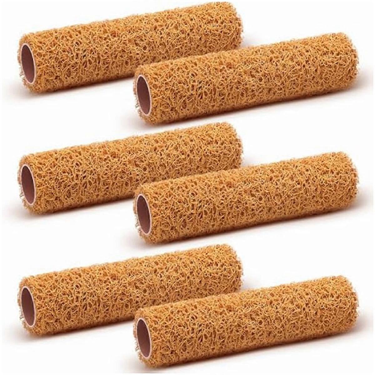 6Pcs 9Inch Textured Paint Roller Small Textured Roller
