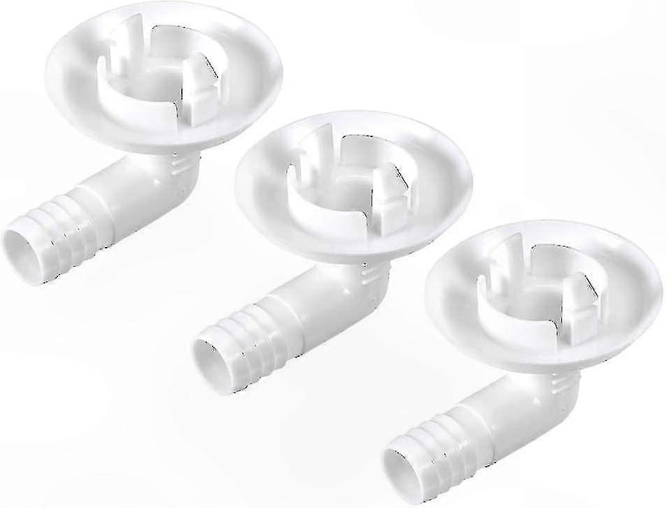 Elbow Fitting for Mini-Split and Window AC Drainage Hose, 25mm, 3-Pack