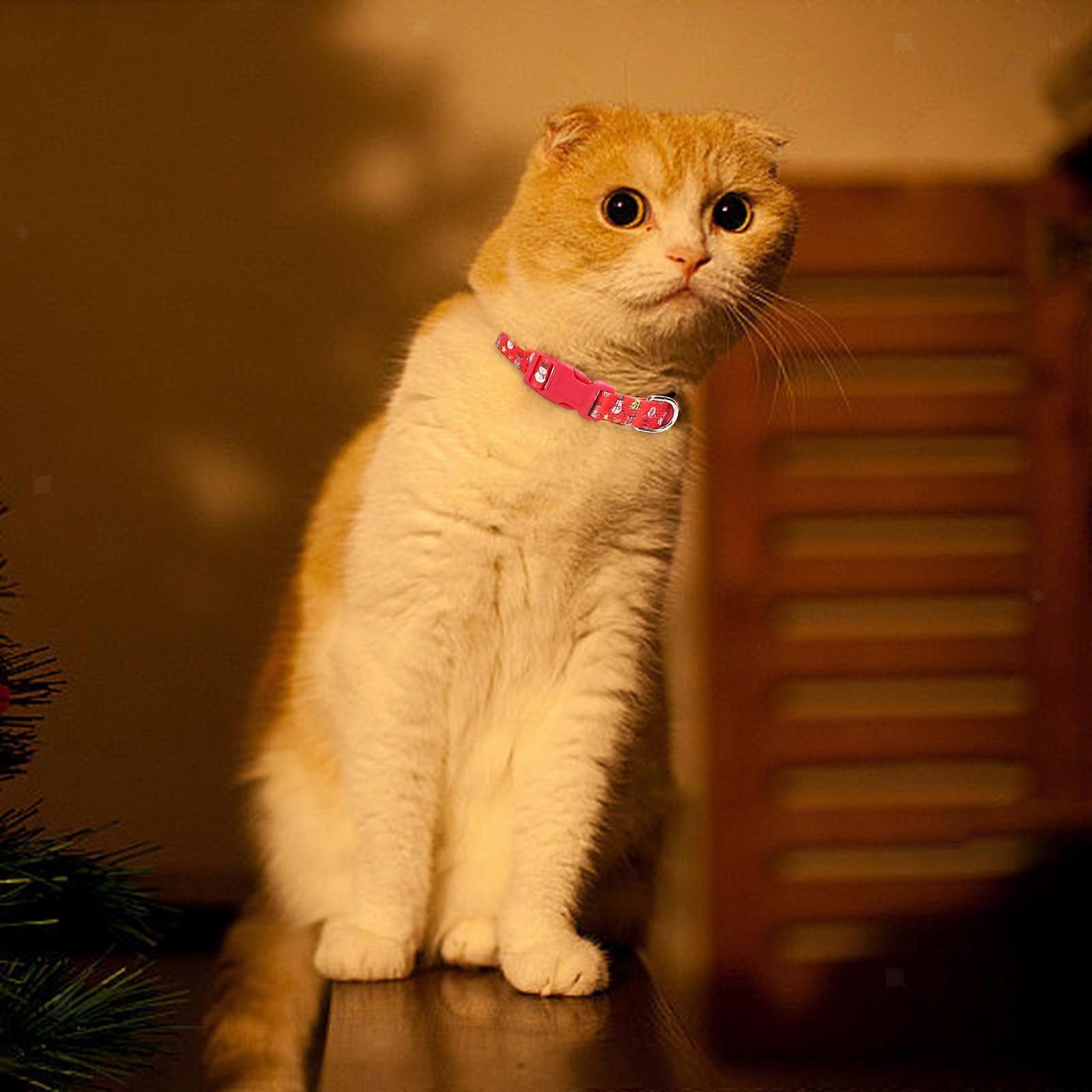 Christmas Dog Collars Small Medium Dogs Collars for Birthday Theme Party