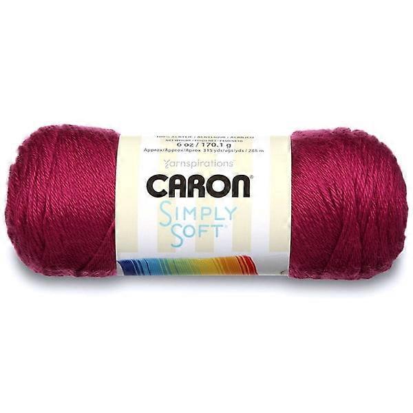 Spinrite Caron Simply Soft Solids Yarn Fuchsia 1 Pack of 1 Skein