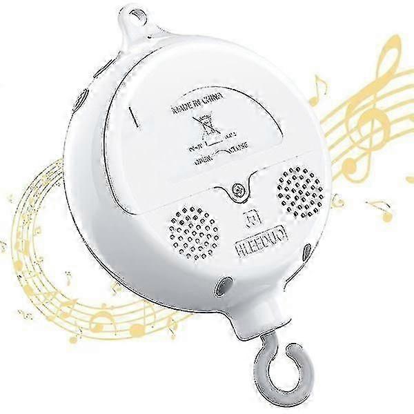 Boîte à musique électrique pour bébé mobile rotatif avec 12 berceuses