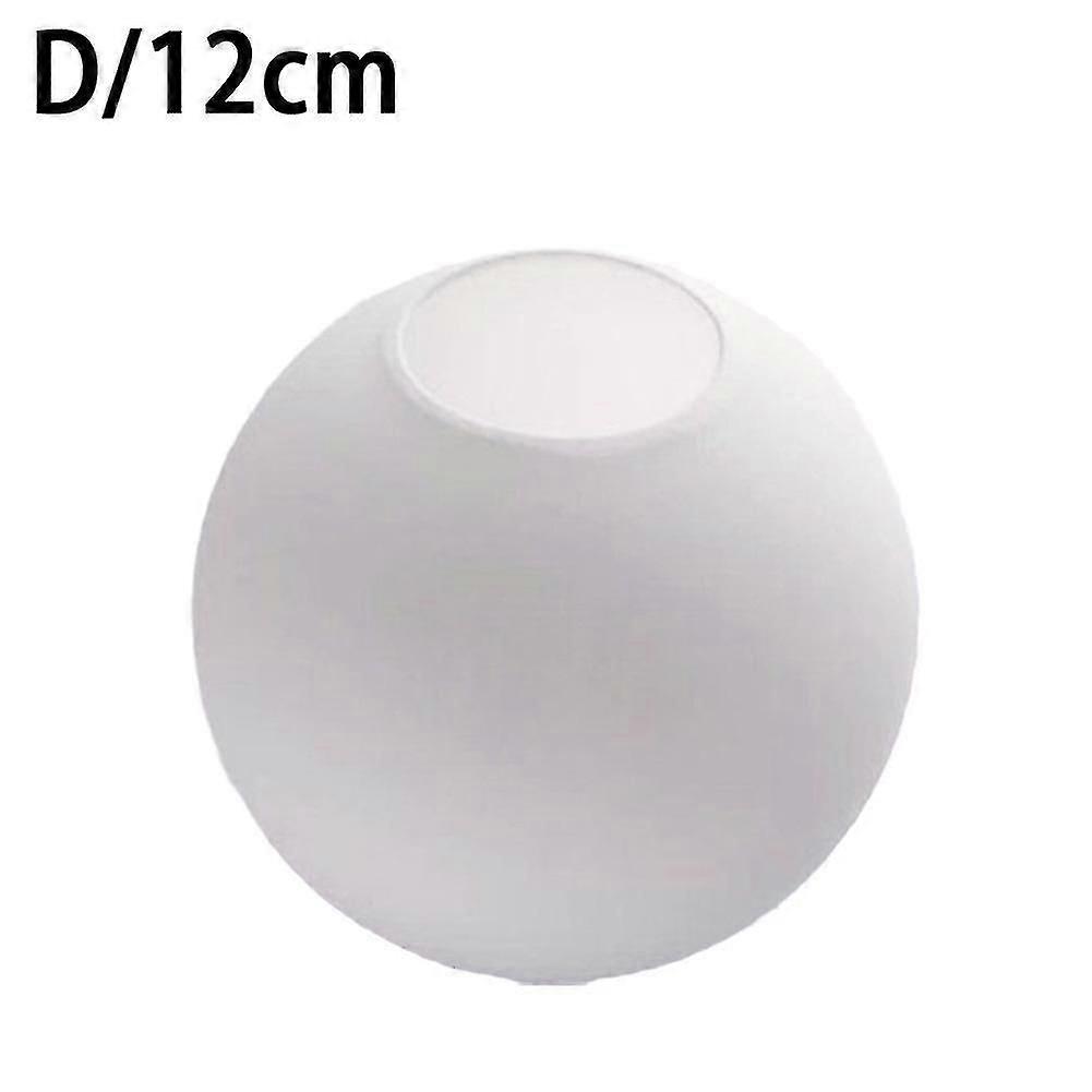 Matte White Globe Glass Lamp Shade Replacement Round Light Cover Fix