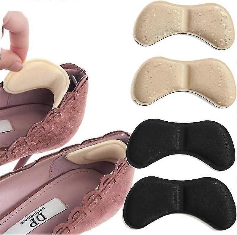 8 Pairs Heel Grips Liner Cushions for Loose Shoes - Improved Shoe Fit and Comfortlarge