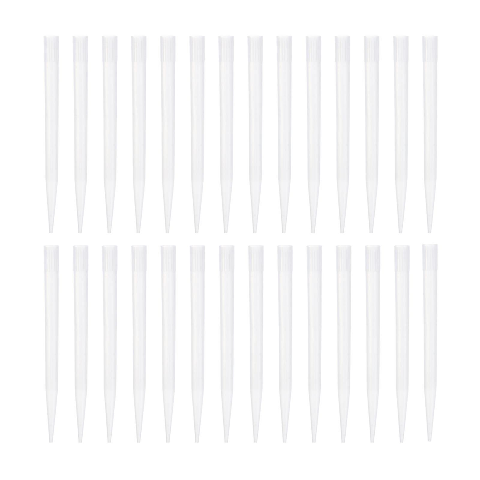 Laboratory Pipettor Tips Transparent 300Pcs Plastic Liquid Pipette Tips
