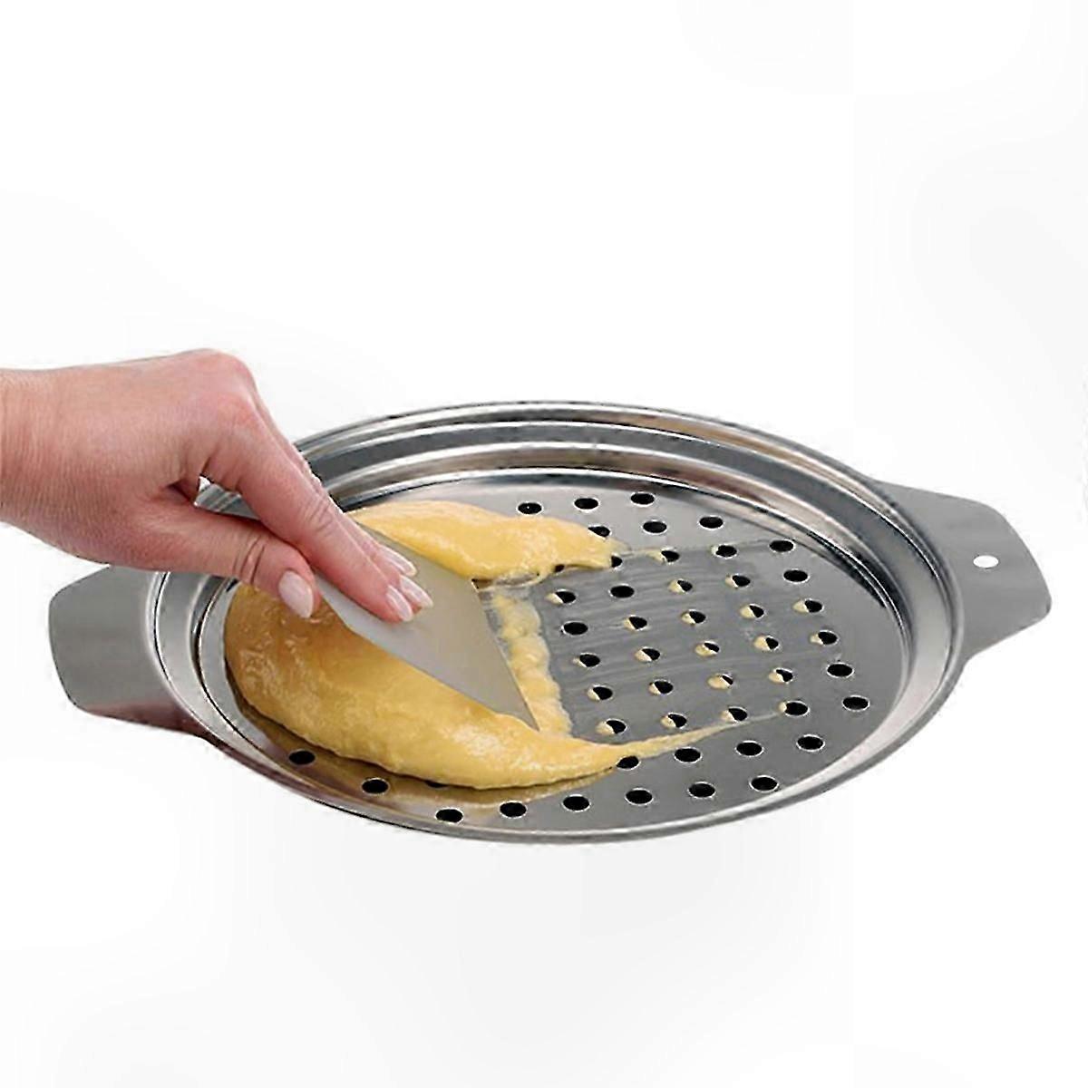 German Spaetzle Maker Lid with Scraper for Stainless Steel Pots