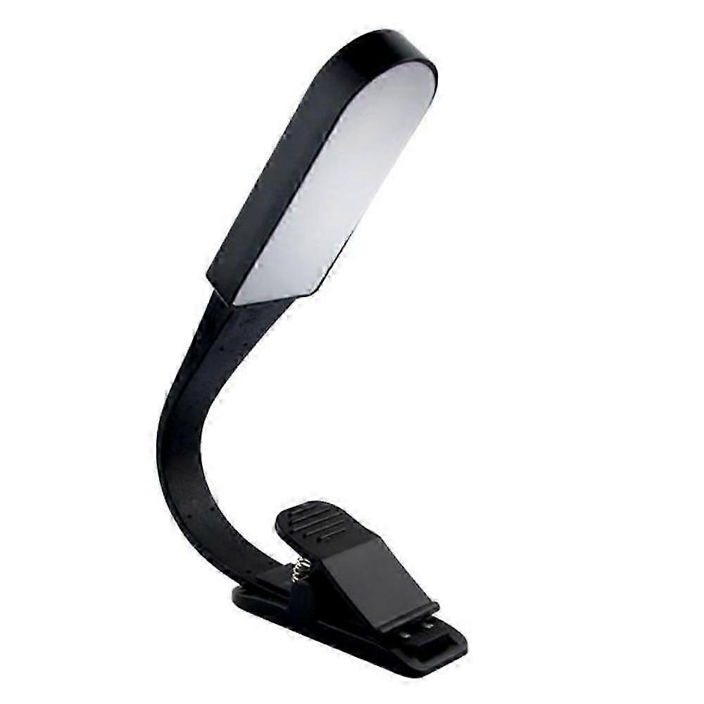 The Mighty Bright Recharge Clip On Rechargeable Book Light Reading Light, Warm Eye Care LEDs, Flexible, Durable, Dimmable, Reading in Bed,(Black)