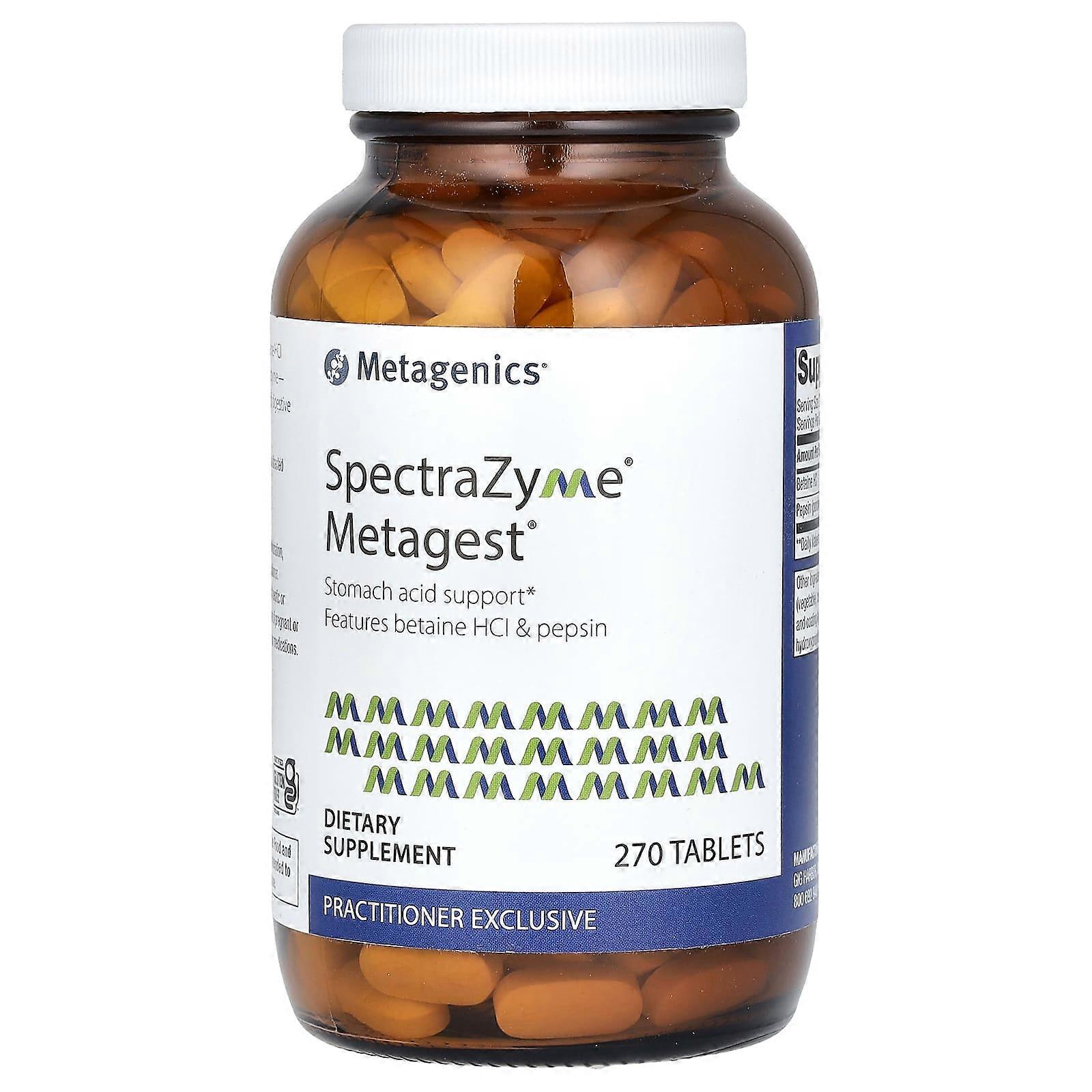 SpectraZyme Metagest, 270 Tablets