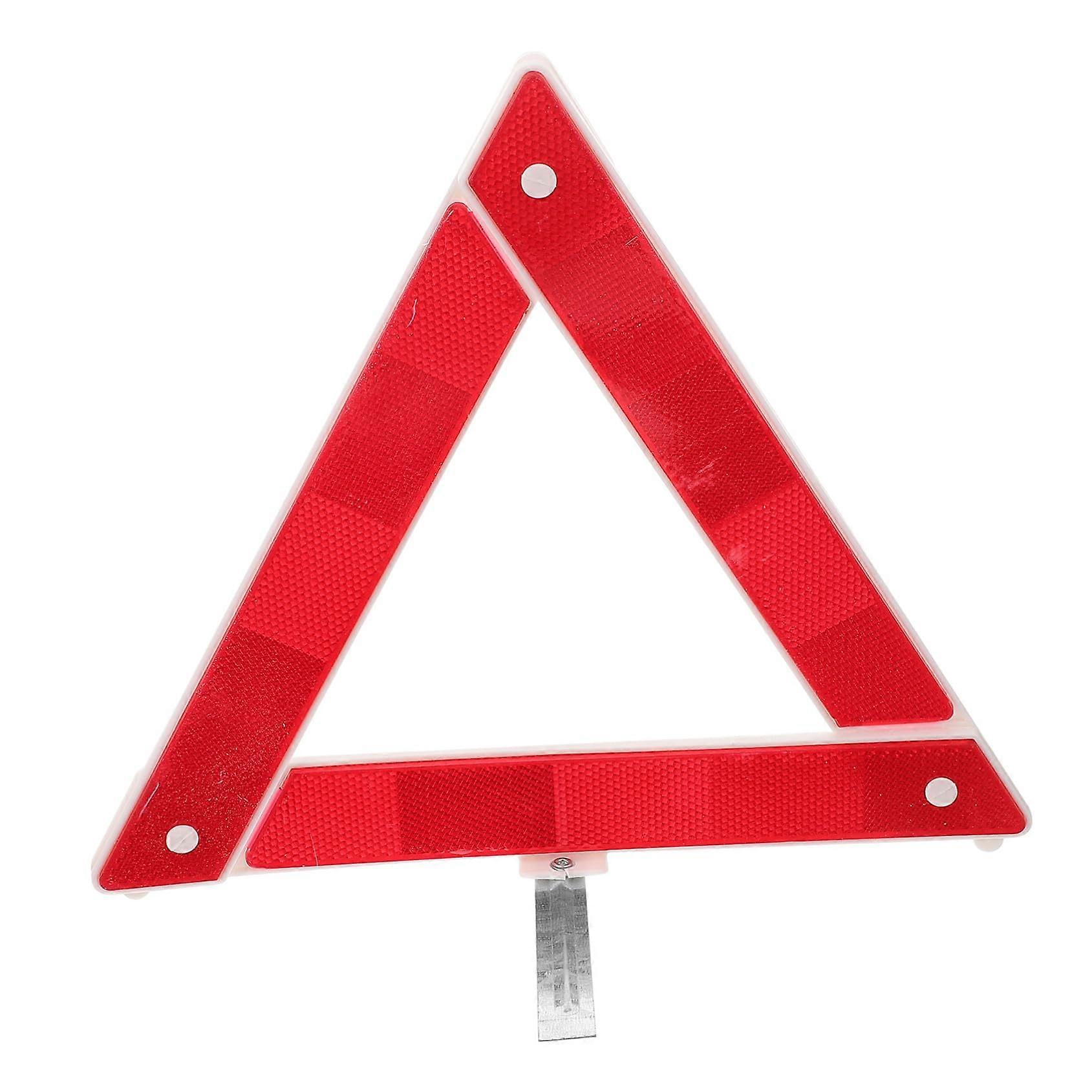 Foldable Reflective Emergency Triangle Car Warning Sign, Compact, LowLight Visibility, Easy Storage