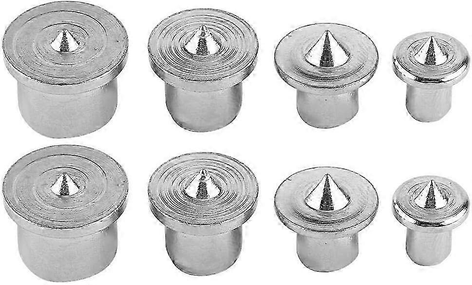 Dowels 8pcs Wood Alignment Dowel Centering Tool Points Marker Drilling Center, 4/5/6/8/10/12 mm Pin (Solid) 25-26