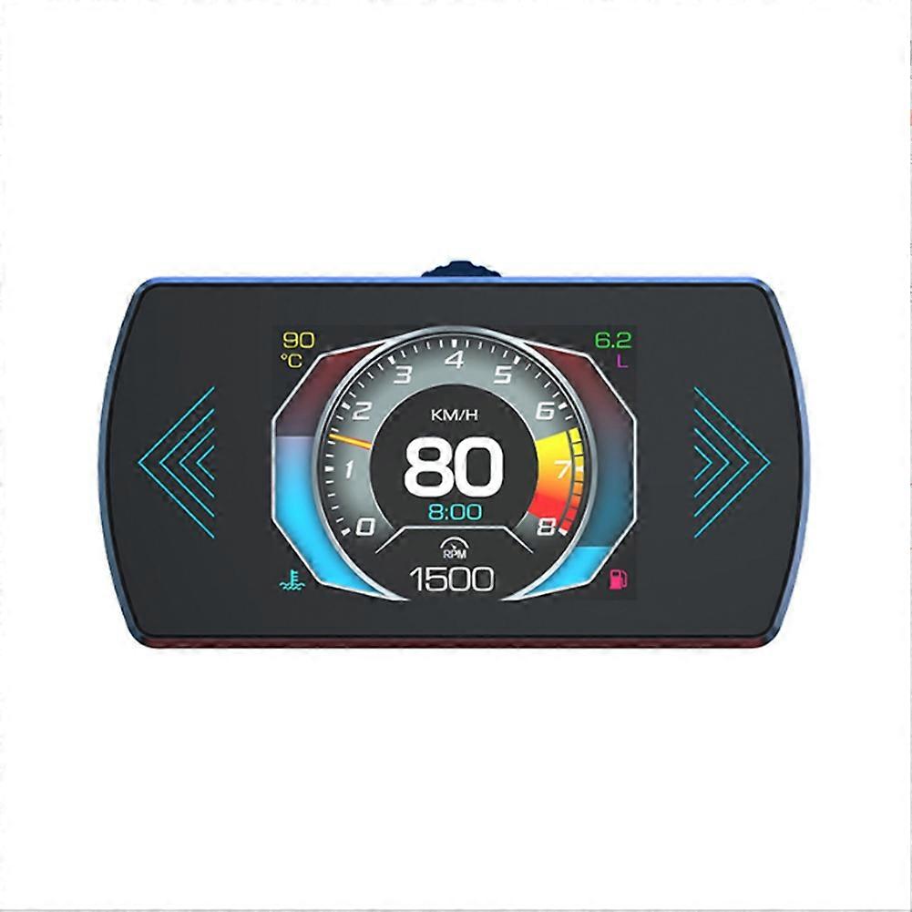 OBD2 Gauge Display,Heads Up Display for Cars, Heads Up Display,OBD2+GPS Digital Speedometer Suitable for All Car