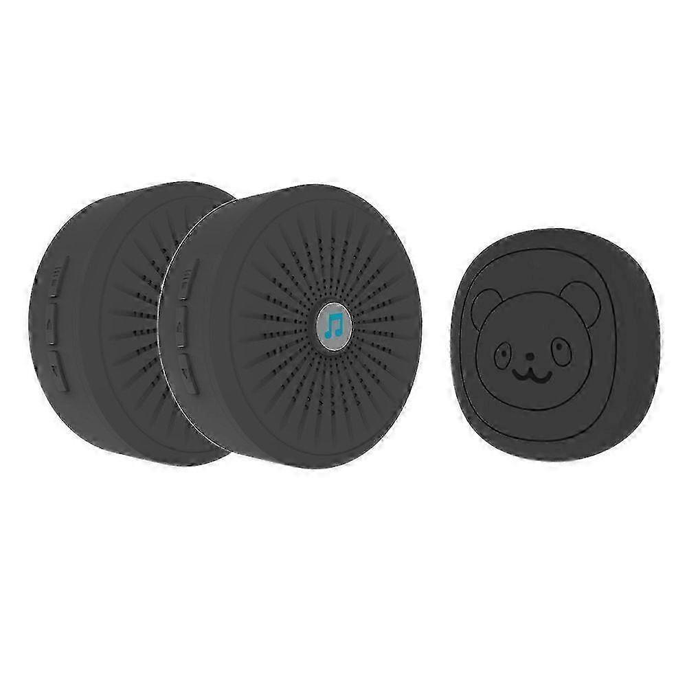 ワイヤレスDing Dongドアベルタッチボタンリモコンペット犬ホームポケットベル助けを求める電話