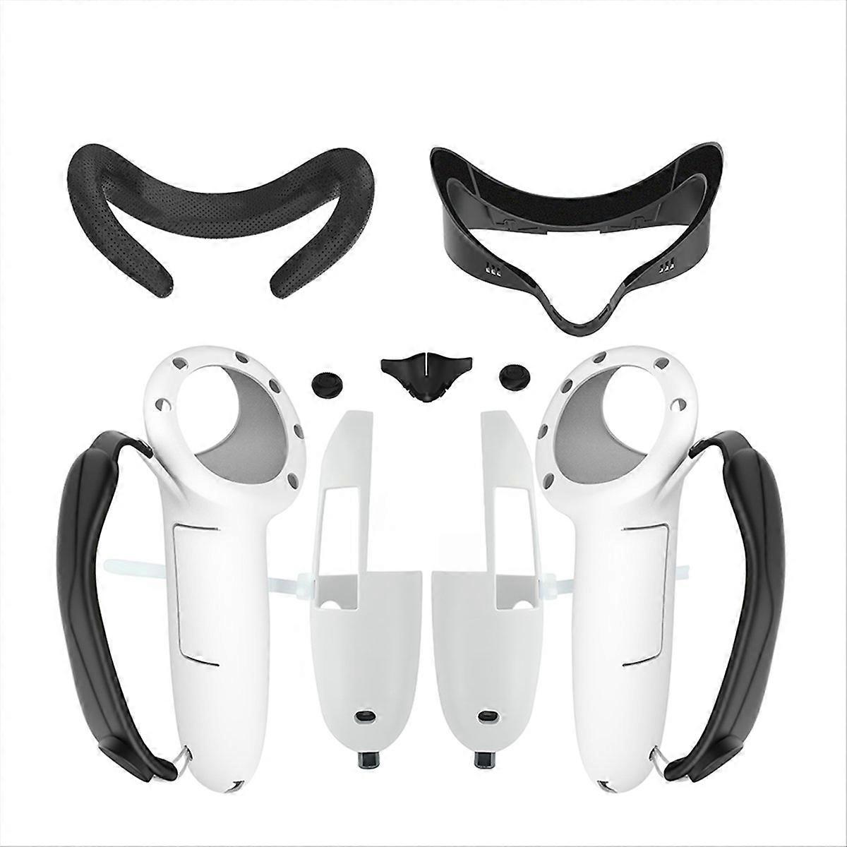 For Quest 3S Controller Cover Comfortable Face Interface White