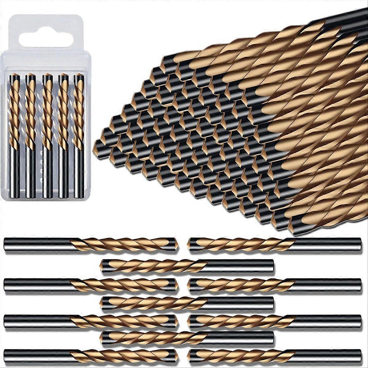 50PCS Drywall Cutting Bit,1/8 Inch Drywall Router Bits,Guide Point Brocas Para Drywall for Use with