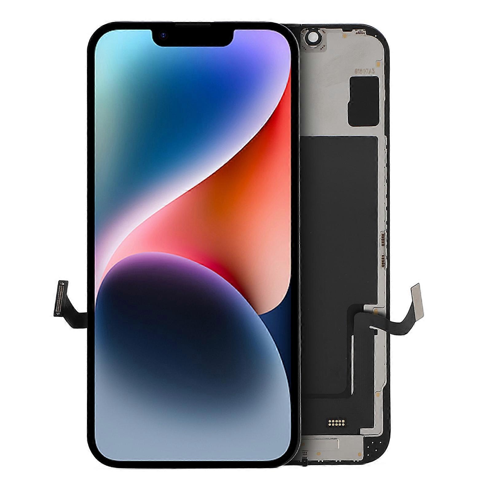 Screen Replacement 6.1 Inch Incell 3D Touch Display Digitizer Assembly with Repair Kit for IOS 14 A2649 A2881 A2884 