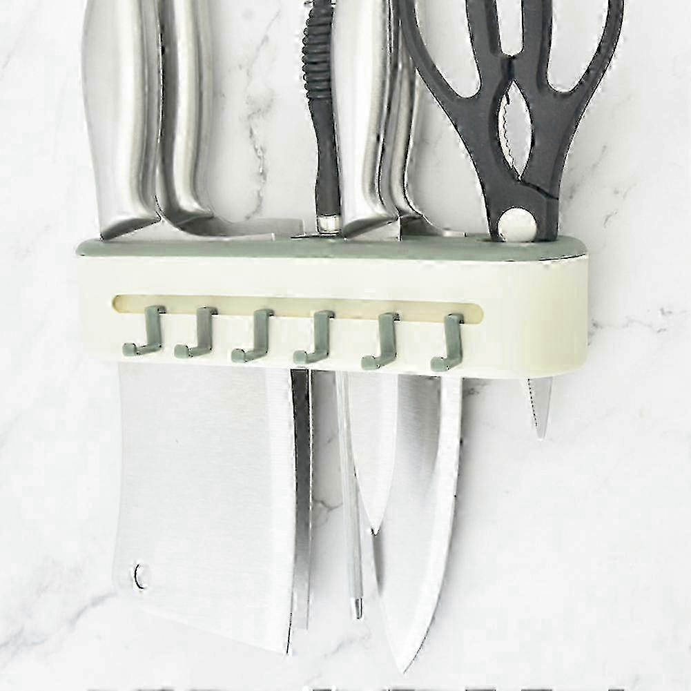 Wall Mounted Cutter Holder with Hooks Multifunctional Cutter Storage Rack