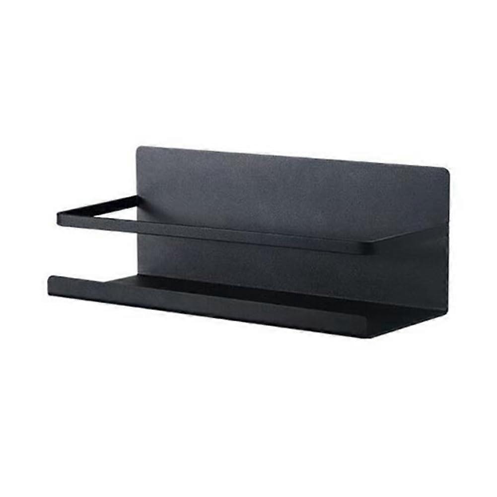 Fridge Spice Rack Organizer Magnetic Single Tier Refrigerator Spice Storage Shelf Wall Mounted Side Shelf