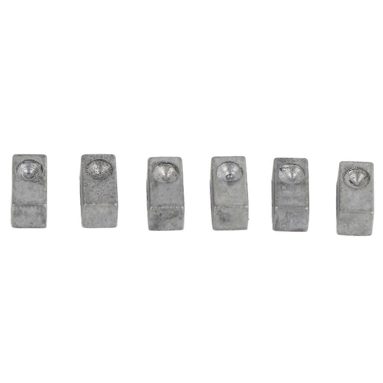 6pcs Electric Guitar Tremolo Bridge Saddle Clamp Locking String Insert Block