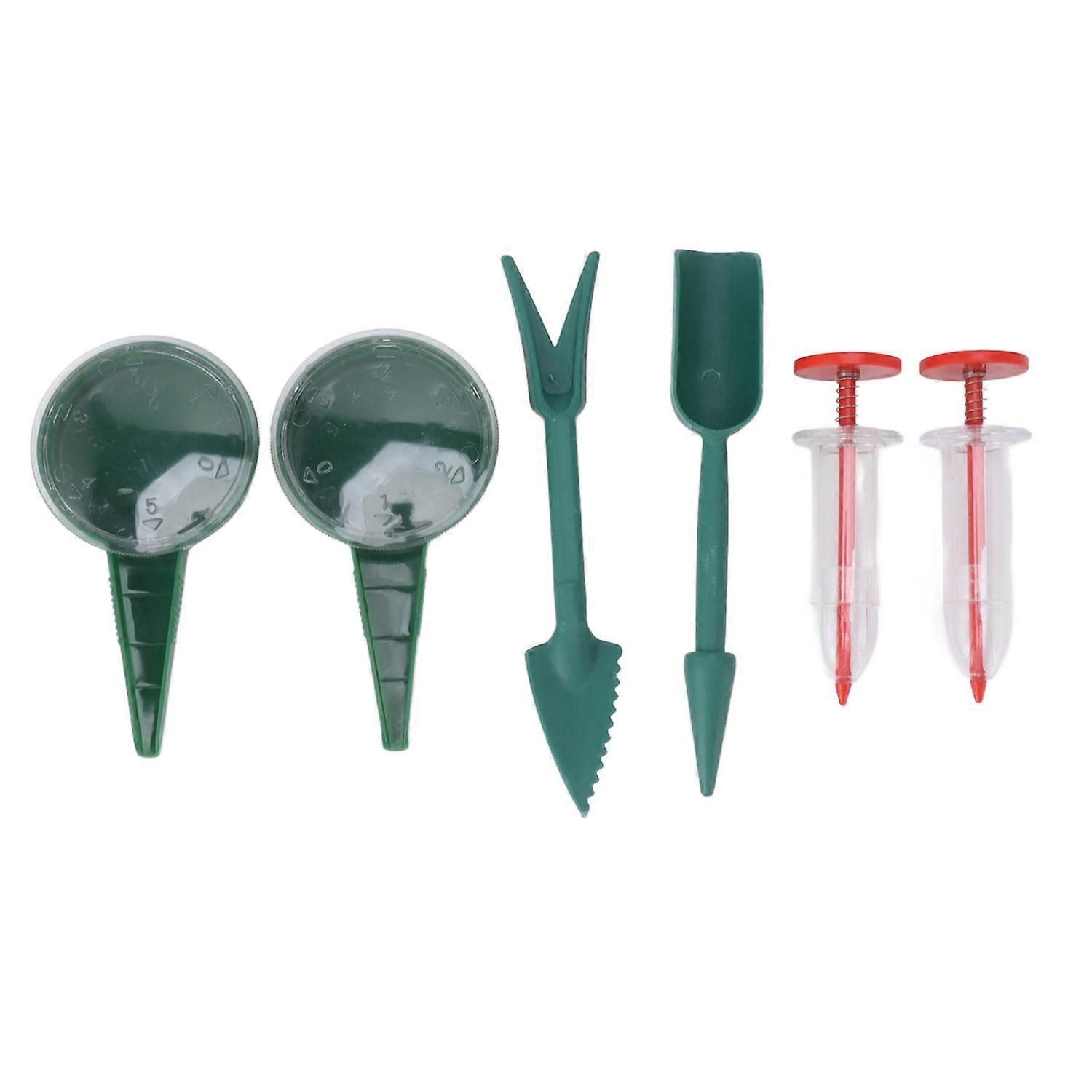 6 Piece Set Mini Sowing Seed Dispenser Portable Handheld Seed Spreader Tool for Carrot Lettuce Grass