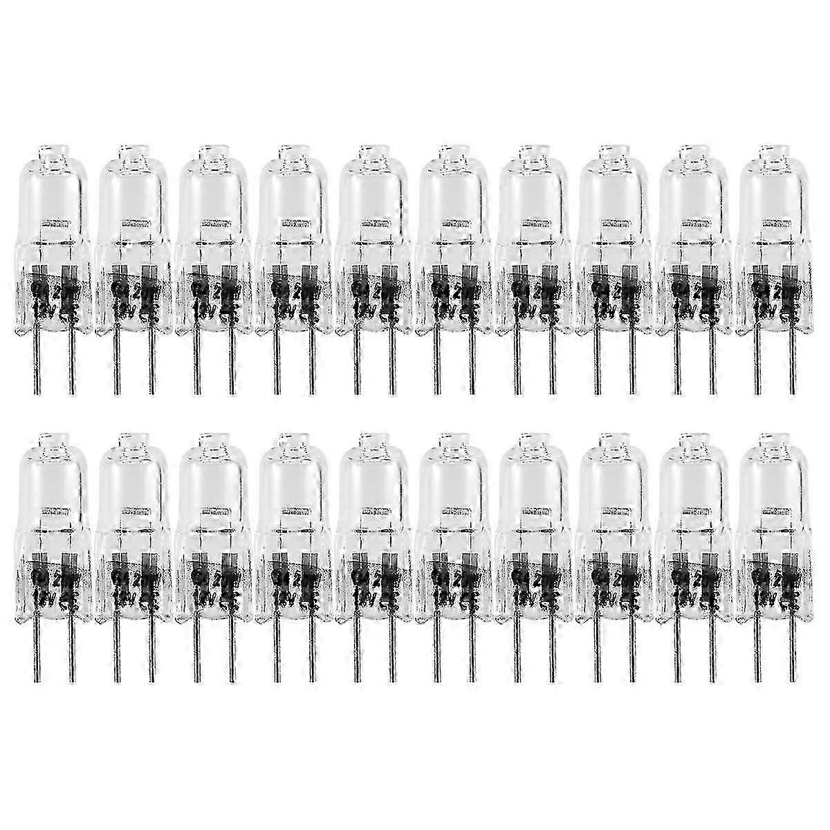 20 stk. G4 halogenpærer, 20W 12V halogenpærer