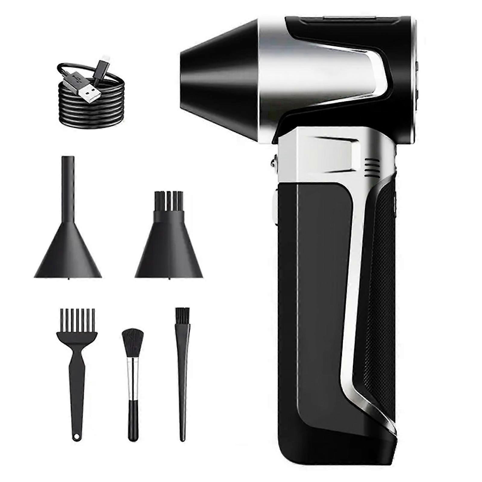 Mini Fan Air Blower 130000RPM Cordless with Rechargeable 2500mAh Battery for Efficient Dust Removal in Homes and Office Multicolor