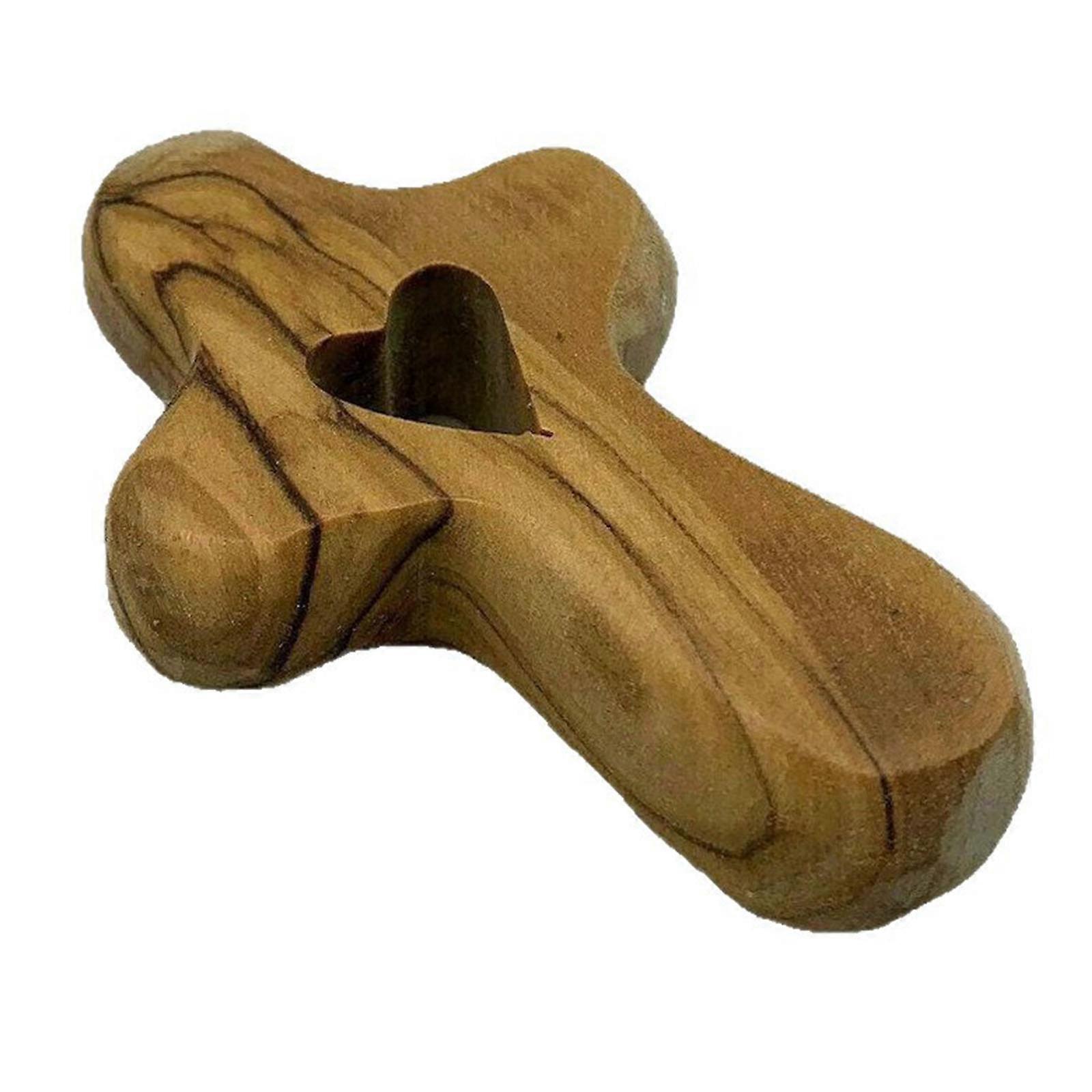 Small Olived Wood Crosses Fit Perfectly in the Palms of Your Hand Keep it in Your Pocket or Purse Make a Great Baptisms Multicolor