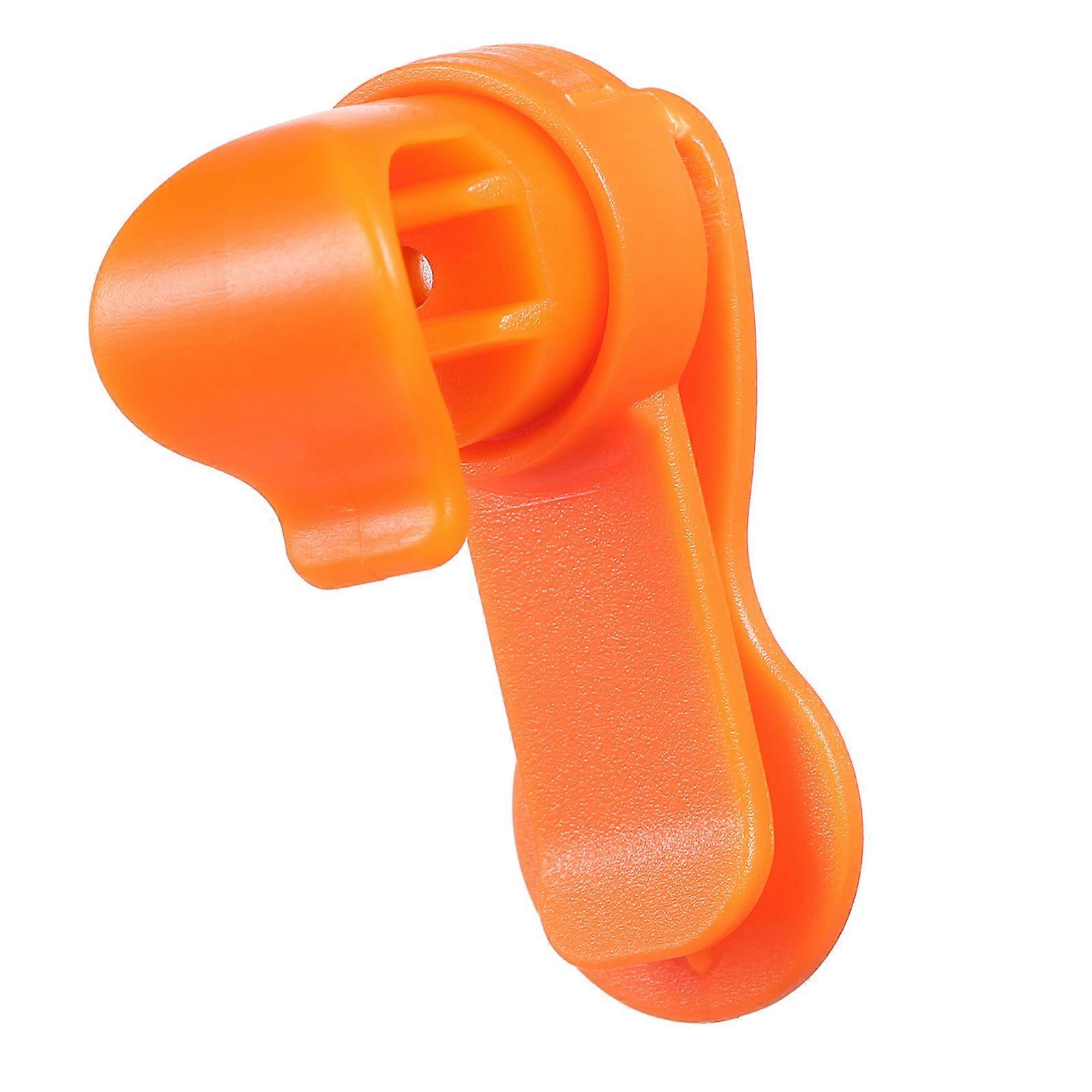 ユニバーサル磁気チューブクリップ取り外し可能なハイドレーションパッククランプバックパッククリップ屋外サイクリングオレンジカラー