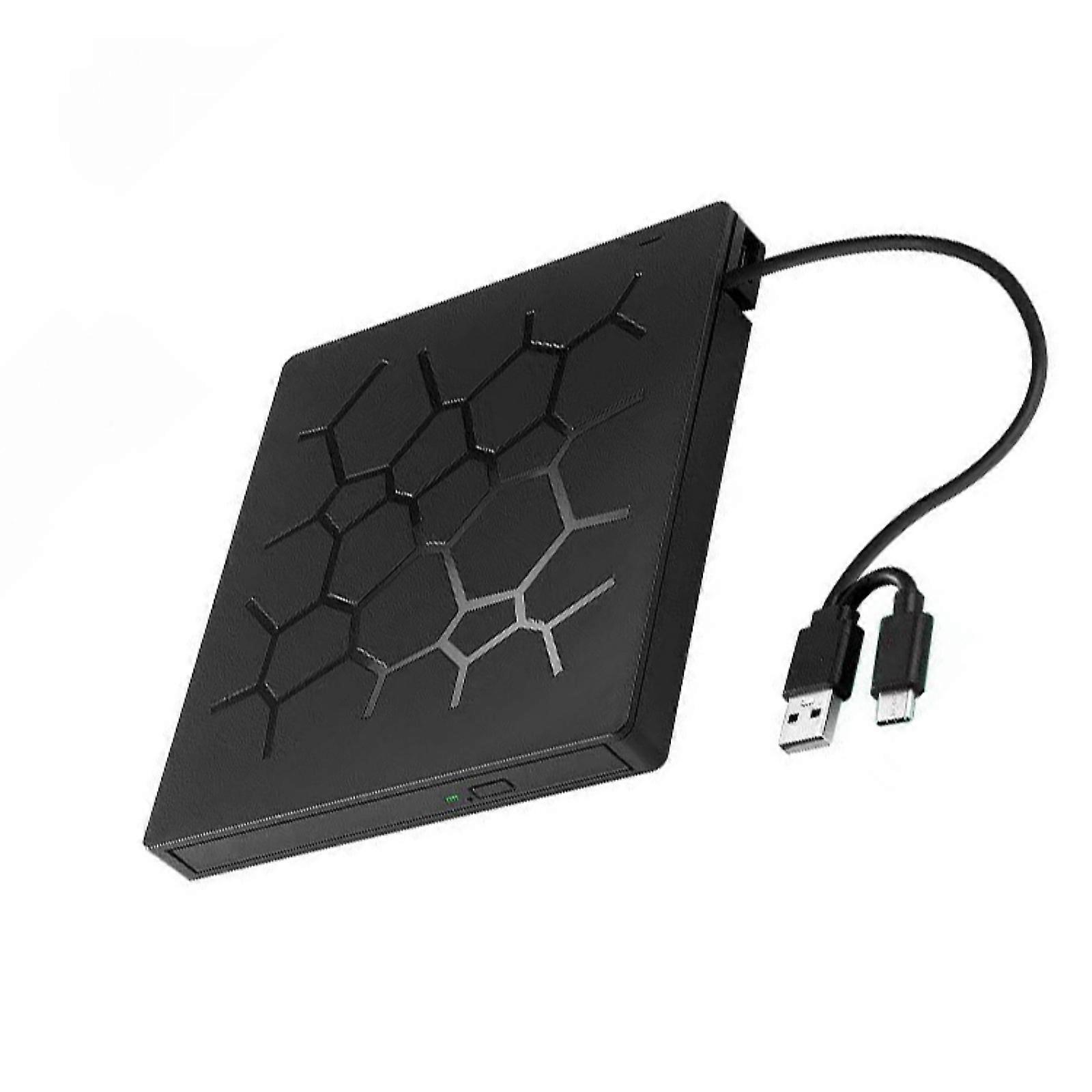 7 in 1 External Disc Writer External Disk Drive USB3.0 Fast Speed For Laptop Computer PC Devices Multicolor