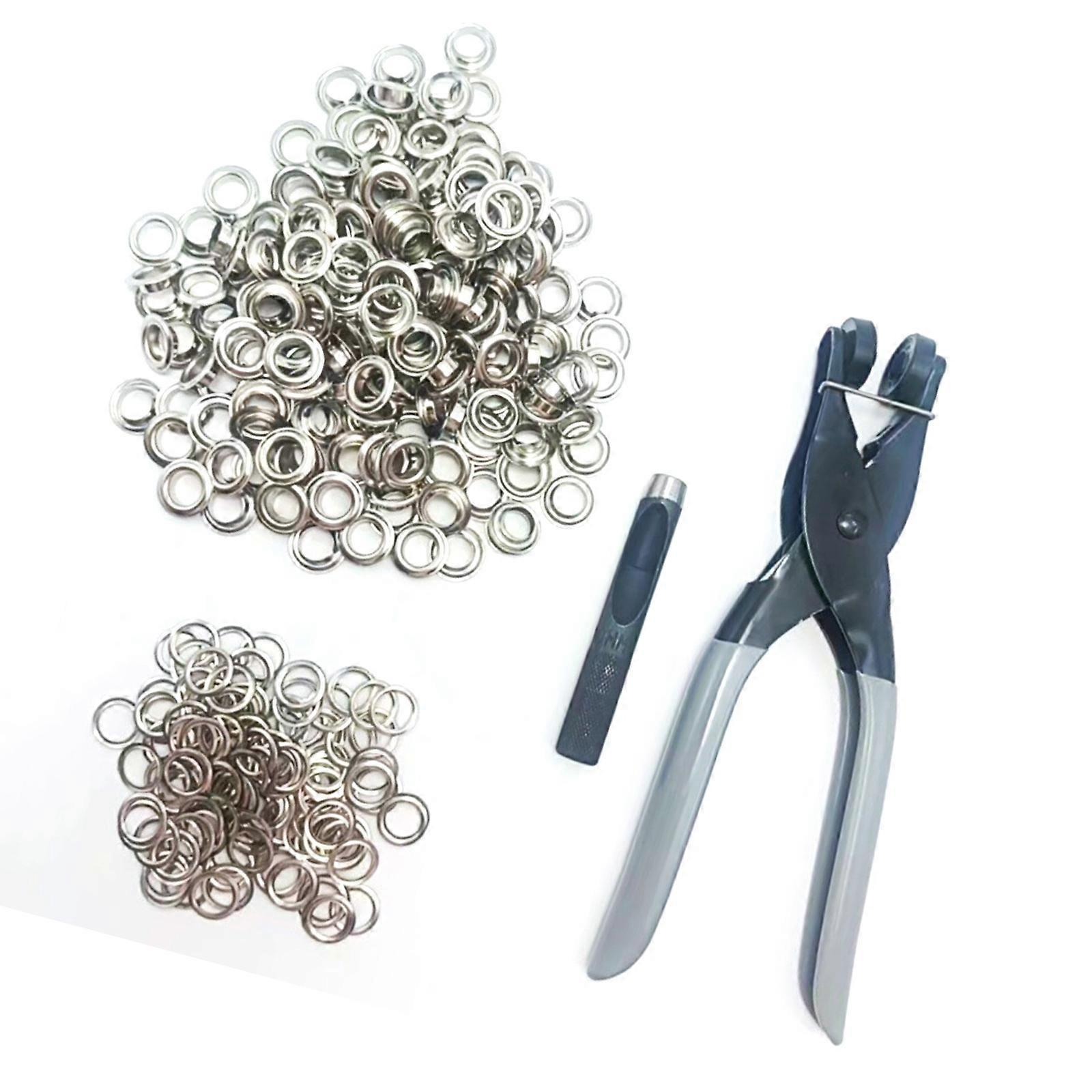 Push Button Pliers 10mm Eyelet Fastener Installation Kit With Punch Tool For Fabric Crafts And Footwear Multicolor