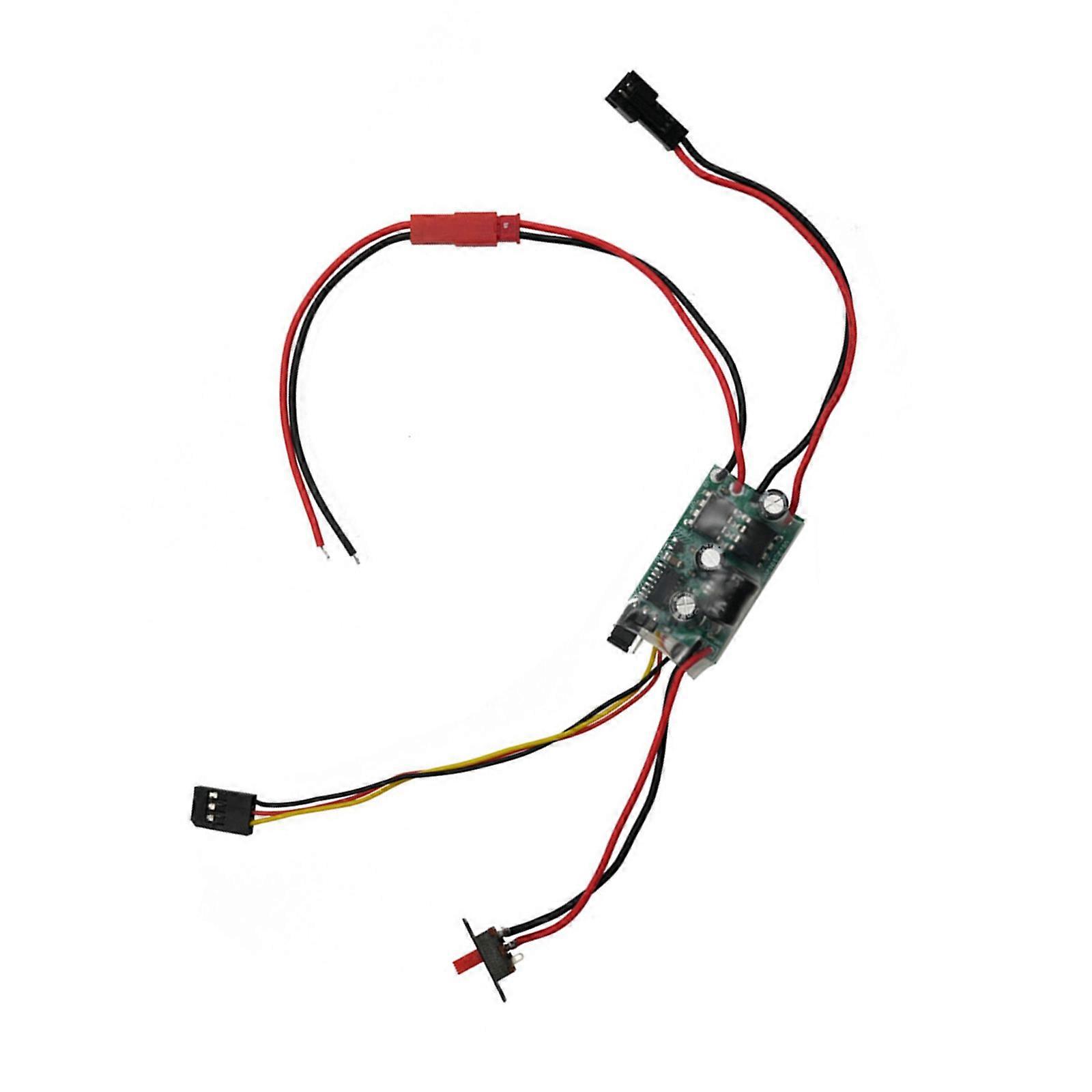 High Efficiency Brushed Electronic Speed Controller For Remote Control Car Modifications Easy Installation Vehicle Part Multicolor