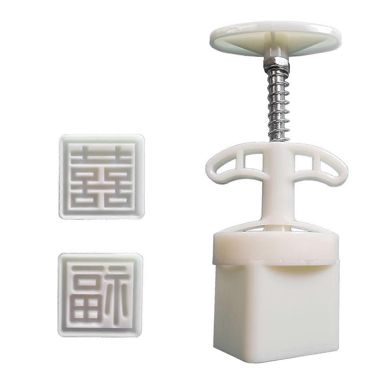 Beautifully Crafted Mooncakes Molds Handmade Double Layer Mooncakes Molds Portable Treat Stamp For Special Event Multicolor