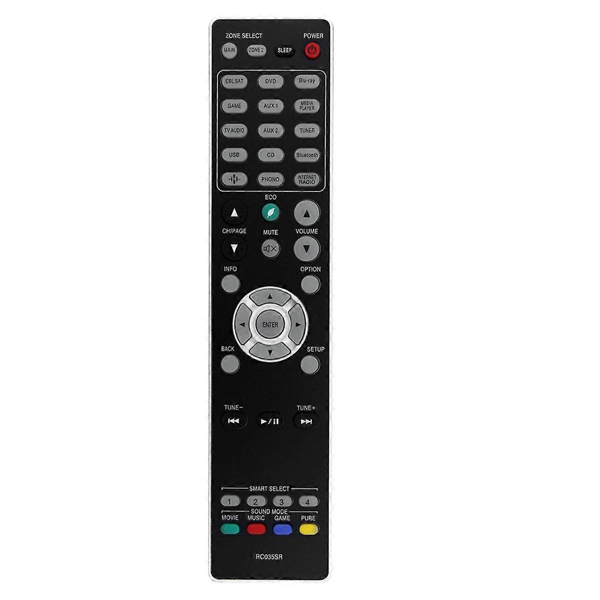 Replace RC035SR Remote Control for Stereo AV Receiver SR6012