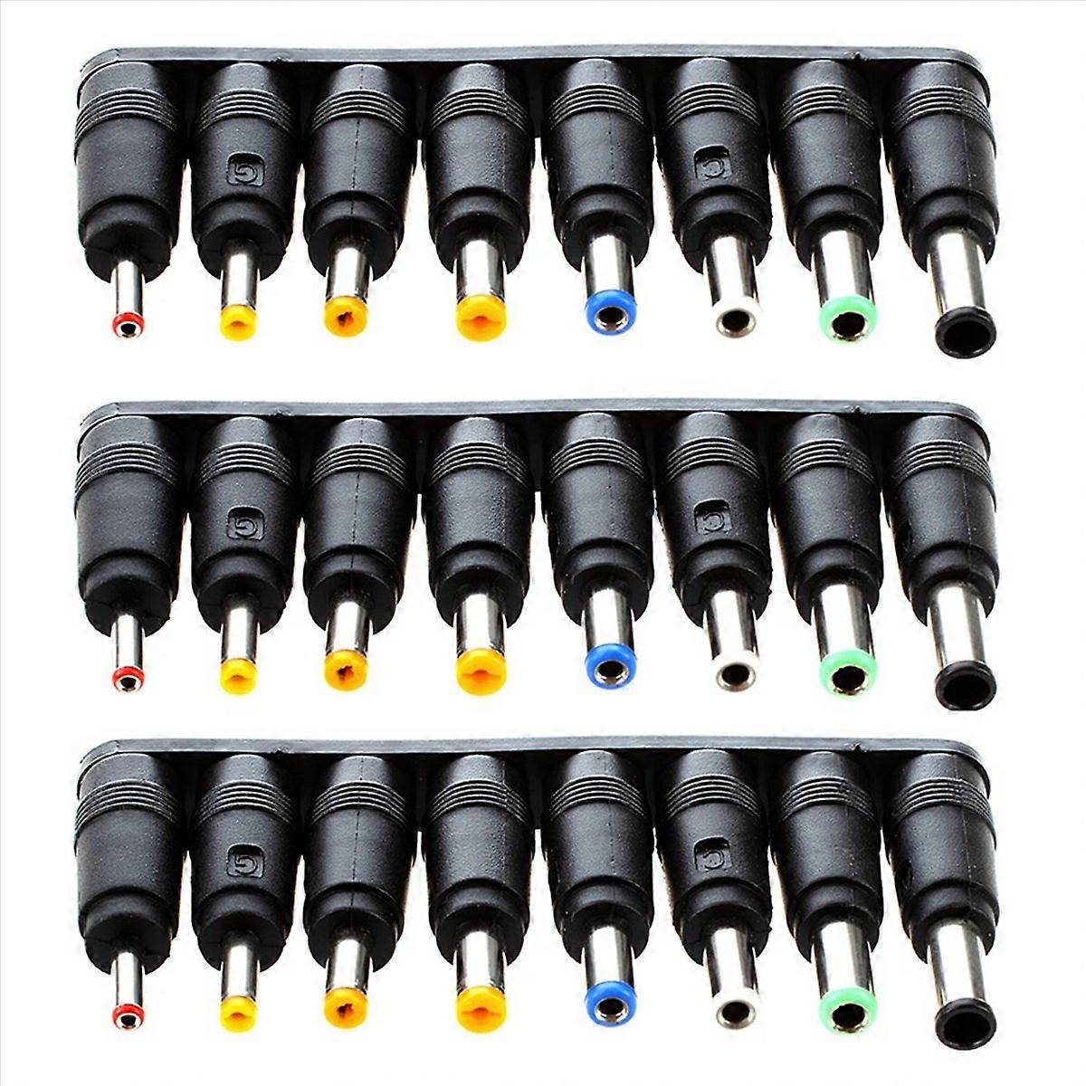 3 Set 8 Jack DC Power Plug Converter Universal